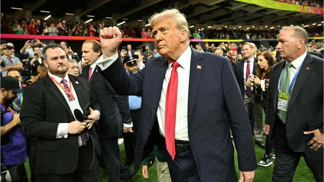 IN CASE YOU MISSED IT: Donald Trump becomes first sitting president to attend Super Bowl