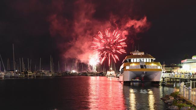 Fireworks will light up the night throughout the region on New Year’s Eve. Picture: Alistair Brightman/Fraser Coast Chronicle