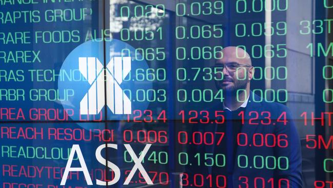 The price-to-earnings multiple for the ASX 200 hasn’t moved much since 2012. Picture: Gaye Gerard