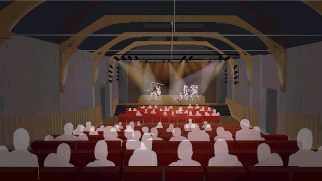 A concept plan of the Marian St Theatre upgrade in Killara