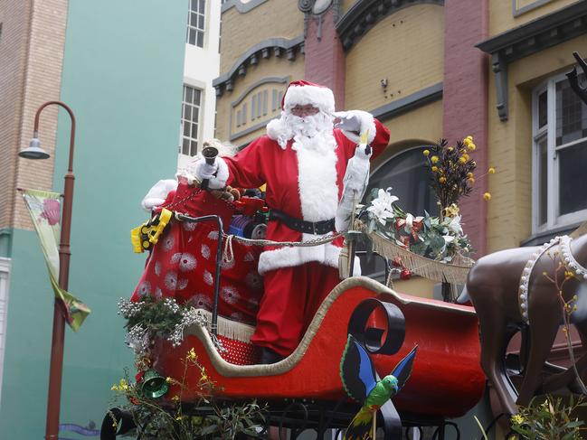 Santa. Hobart Christmas Pageant 2024. Picture: Nikki Davis-Jones