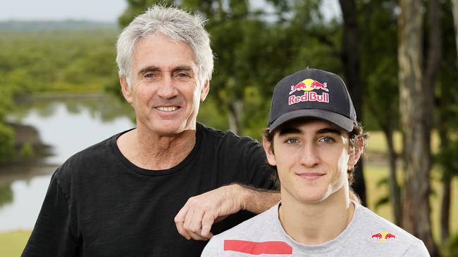 Mick Doohan with son Jack, who races in the Formula 2 championship.