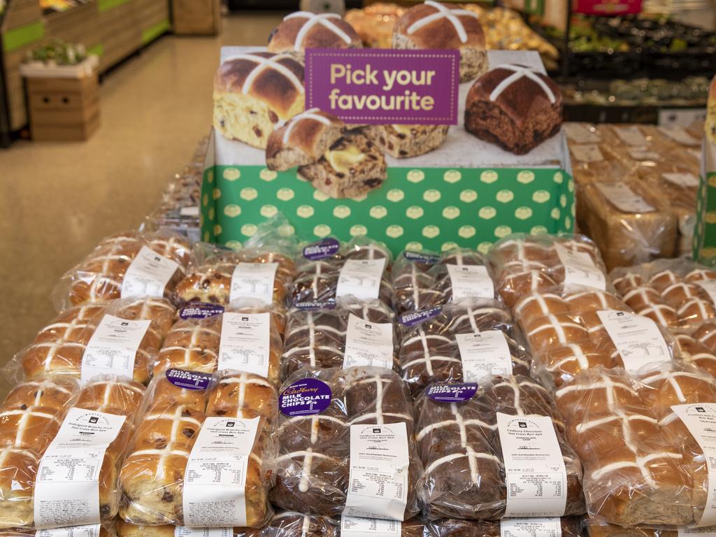 Woolworths Hot Cross Buns are on sale from Boxing Day. Picture: Dallas Kilponen/Woolworths