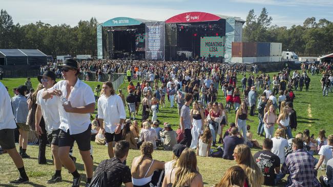 Groovin the Moo music festival at the University of Canberra. Picture: Sean Davey.