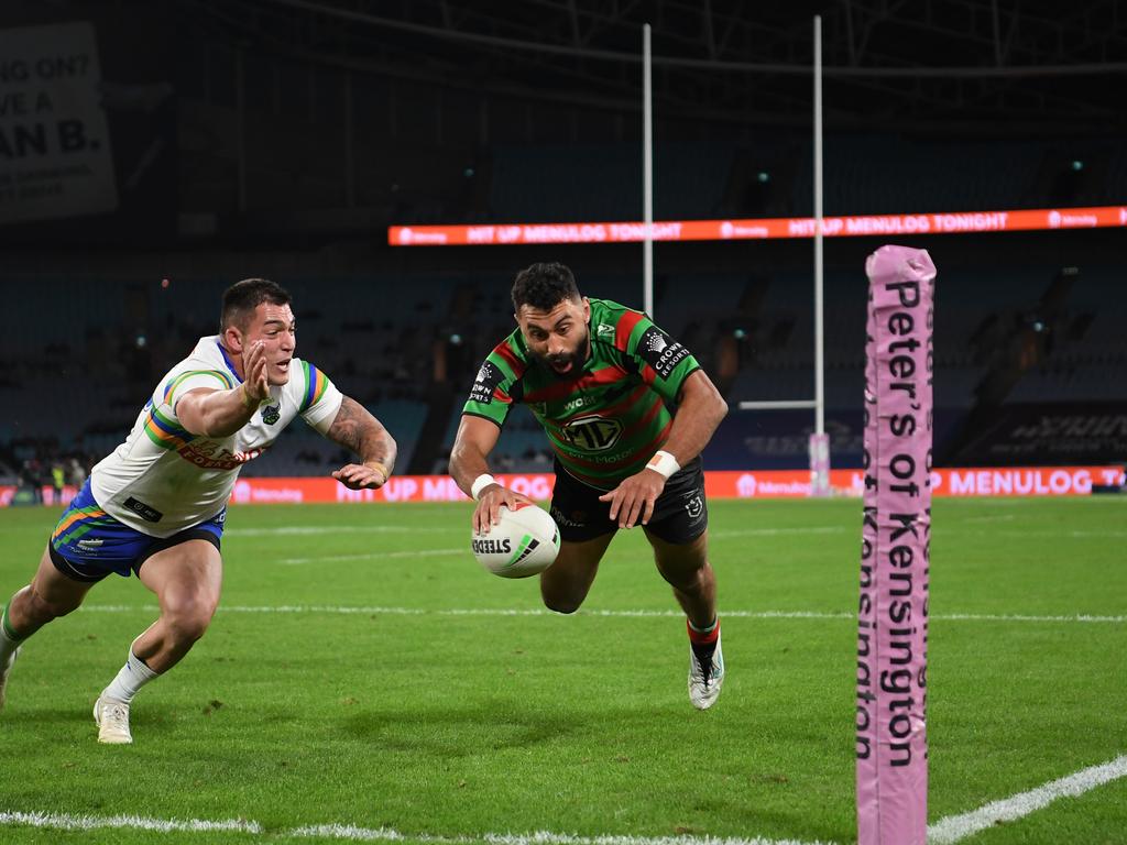 Legendary Rabbitohs star Alex Johnston could be scoring tries for a rival club. Credit: NRL Images.