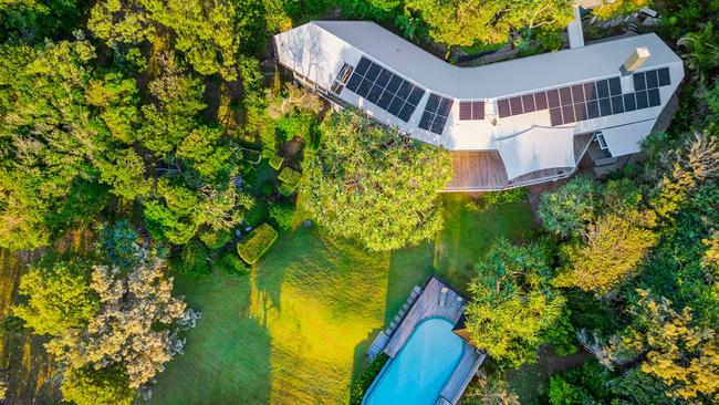 This property at 33 Ross Crescent, Sunshine Beach, has sold for the highest residential price in Queensland this year.