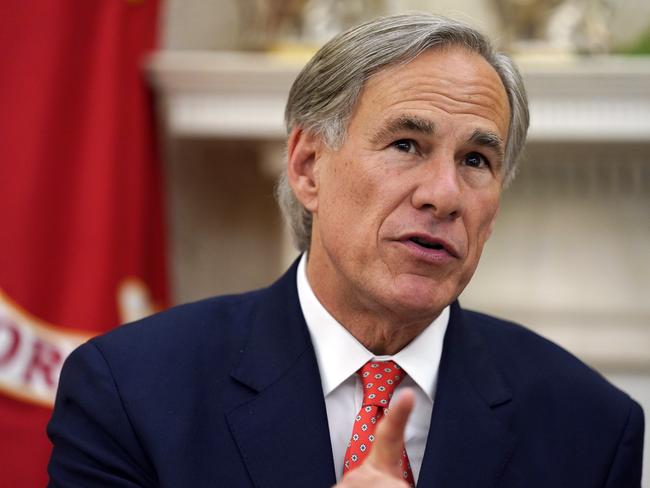 Texas Gov. Greg Abbott freed Shelley Luther by an executive order. Picture: AP Photo/Evan Vucci