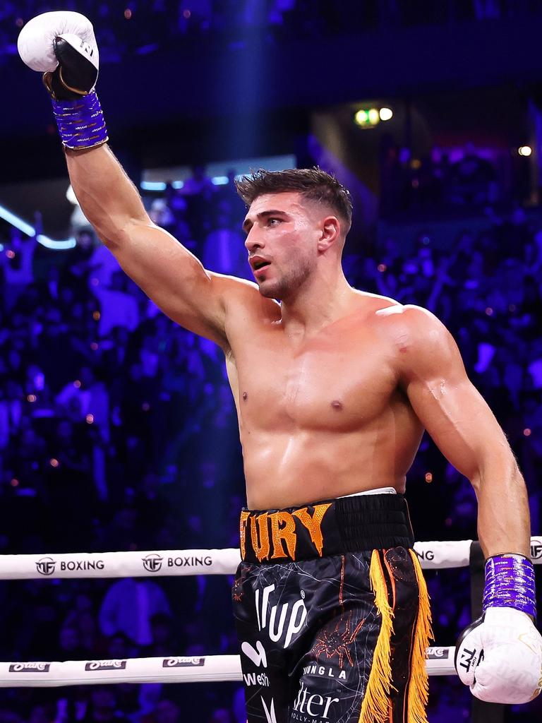 Tommy Fury wasn’t exactly convincing. (Photo by Matt McNulty/Getty Images)