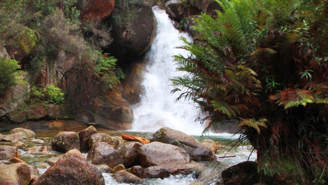 Chase waterfalls: The Ladies Baths Falls at Mt Buffalo are a great spot for a picnic.