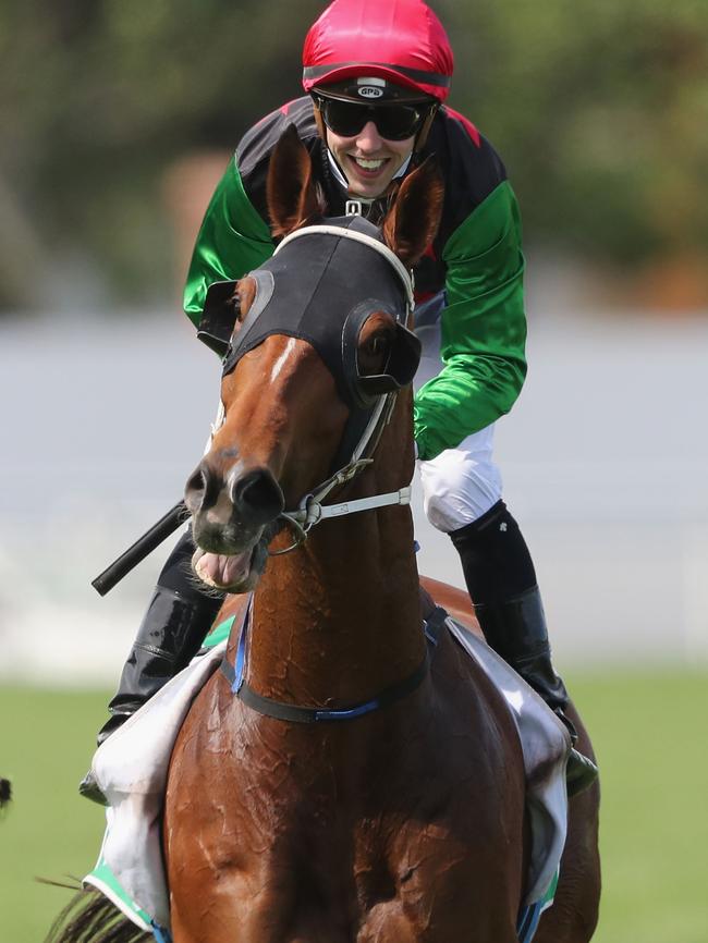 Brenton Avdulla returns to scale after winning on Bronzed Venom at the weekend. Picture: Getty Images