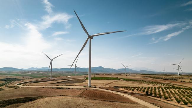The Monegros wind farm recently built in Aragon, Spain. Picture: Supplied by Copenhagen Infrastructure Partners