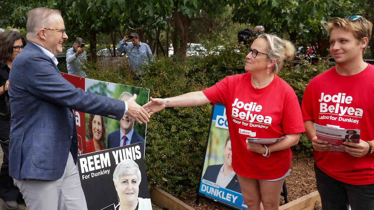 Prime Minister Anthony Albanese had said he was expecting a big swing in the by-election. Picture: NCA NewsWire / Ian Currie