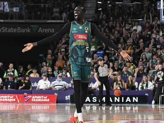 Majok Deng remains a chance to return from injury. (Photo by Simon Sturzaker/Getty Images)