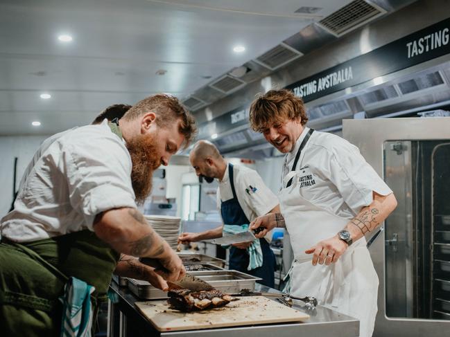 Tasting Australia 2018, Adelaide - Glasshouse Kitchen Generations chef Mehmet Gurs. Picture: Meaghan Coles