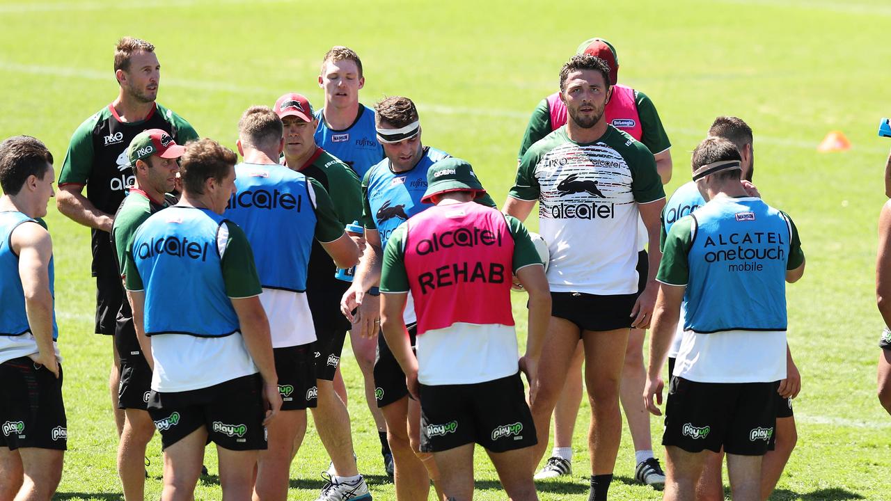 Souths train without a head coach on Monday.