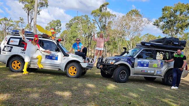 Great Endeavour Rally 4WD fundraiser “virgins” BenTenn said they could not wait to start the 10-day, 3500km round trip from Cairns to Cape York on Friday. Picture: Supplied