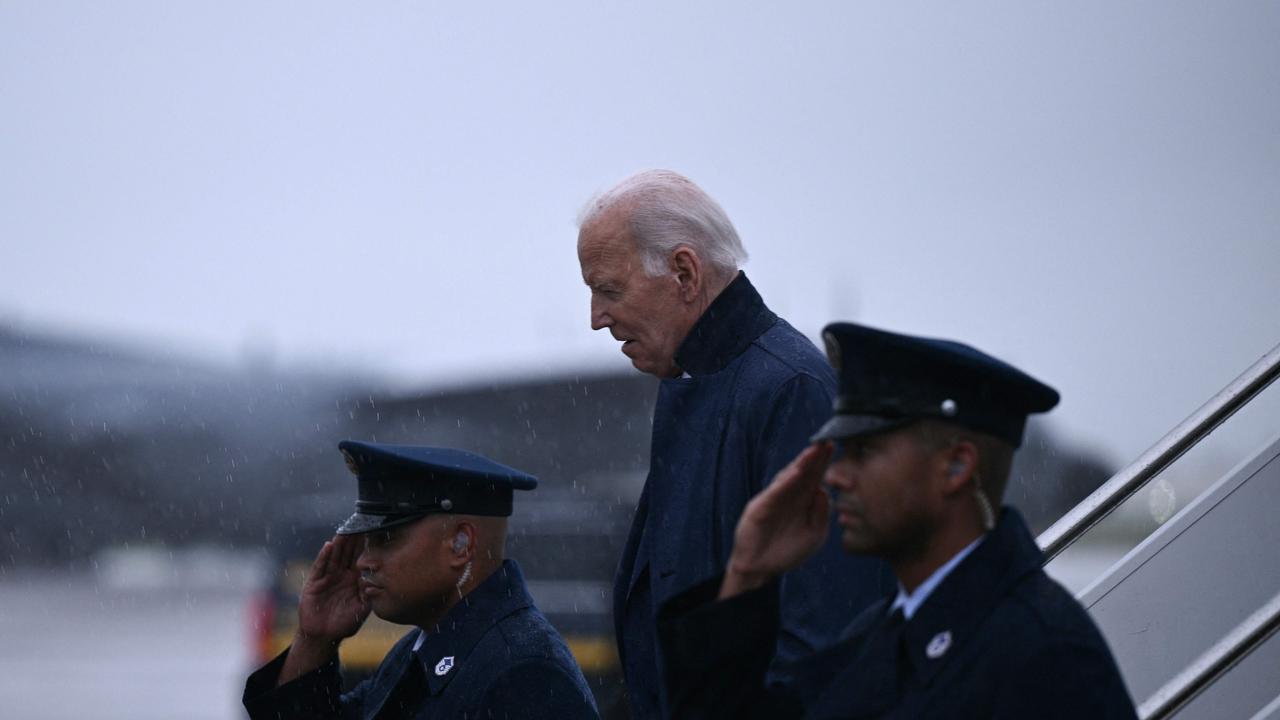 US President Joe Biden has called for a truce between Israel and Hamas. Picture: Brendan Smialowski/AFP