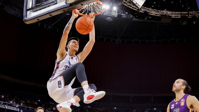 36ers big man Kai Sotto is making an impression in the NBL. Picture: Getty Images