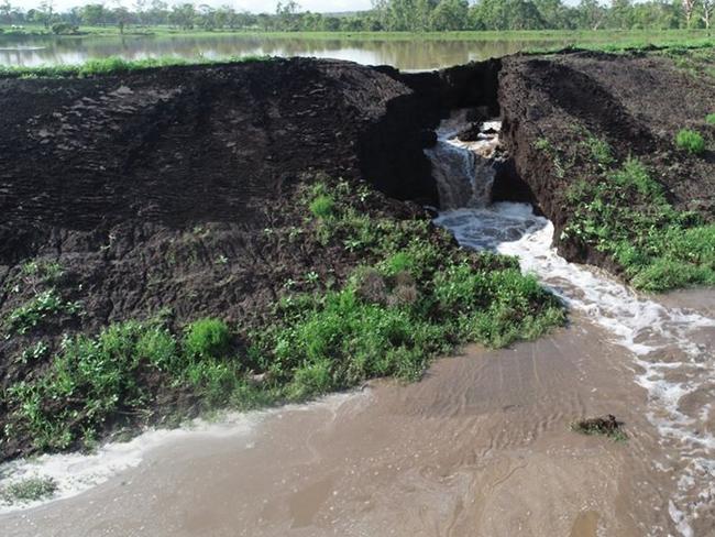 Bolzan Quarry dam wall collapse