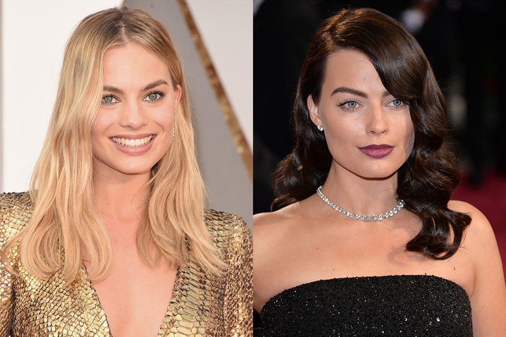 <h2><strong>Margot Robbie </strong></h2><p>Robbie shocked us when she stepped out onto the Oscars red carpet in 2014 with significantly darker locks as part of her role in a film. Here's hoping to see more colour experimentation from the Aussie bombshell in the future.&nbsp;</p>