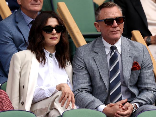 Daniel Craig and Rachel Weisz were among celebs spotted in the Royal Box. Picture: Getty Images