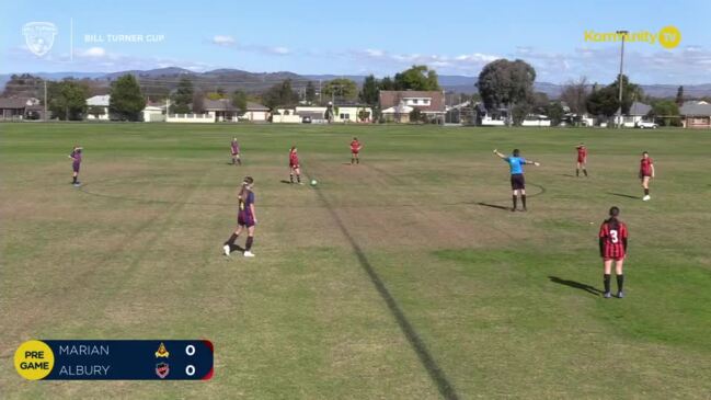 Replay: Bill Turner Football Albury Football Festival Day 1 - Marian Catholic College v Albury High School