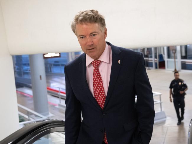 US Senator Rand Paul, Republican of Kentucky, has coronavirus. Picture: AFP