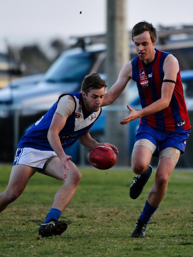 An Adelaide Footy League match between Kenilworth and Hope Valley. Footy fans could be presented with three different forms of the game next year. Picture: AAP Image/Morgan Sette)