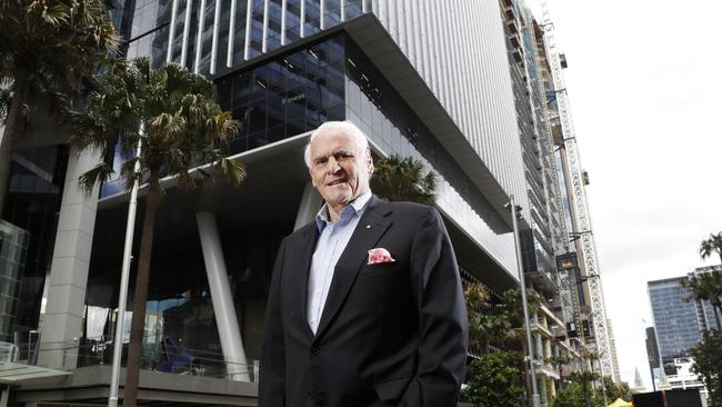 Lang Walker is building the tallest building in Parramatta. Picture: Jonathan Ng