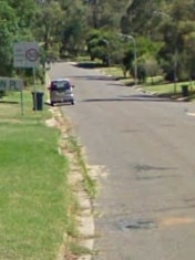 Wollombi road, Muswellbrook where a man was stabbed in a domestic-related incident. Google street view.