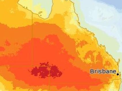 Queensland heatwave for weekend of February 10, 2018. From Bureau of Metereology