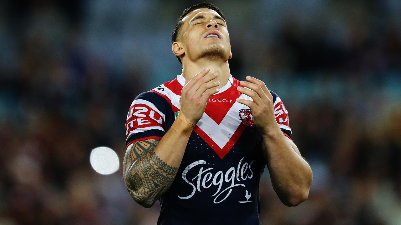 Sonny Bill Williams led the Roosters to an NRL title in 2013.