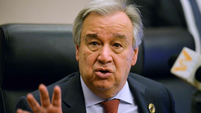 United Nations Secretary-General Antonio Guterres. Picture: Michael Tewelde/AFP