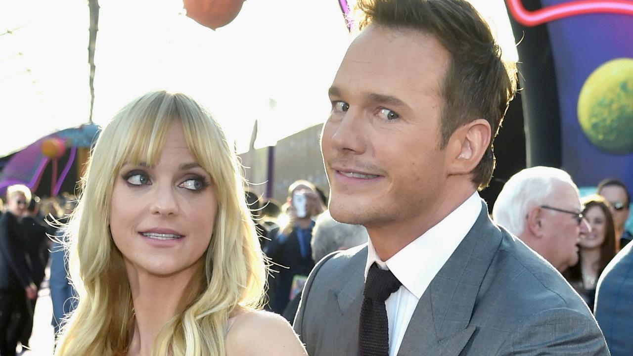 HOLLYWOOD, CA - APRIL 19:  Actor Anna Faris (L) and Chris Pratt at the premiere of Disney and Marvel's "Guardians Of The Galaxy Vol. 2" at Dolby Theatre on April 19, 2017 in Hollywood, California.  (Photo by Frazer Harrison/Getty Images)