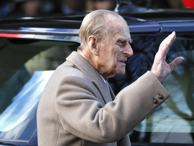 Britain's Prince Philip, who has not been seen in public since the car crash. Picture: AP