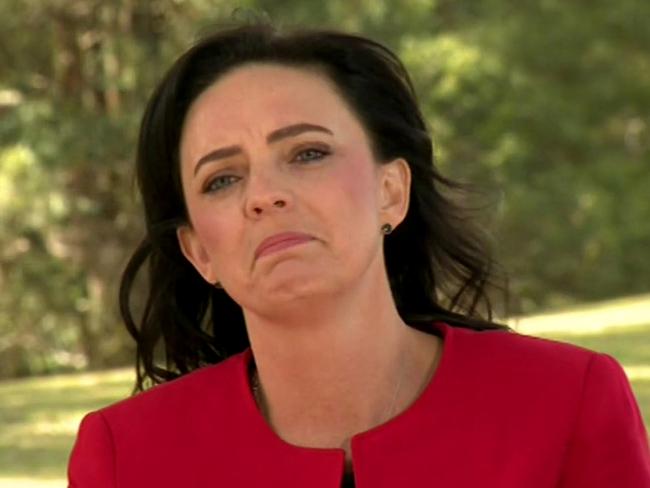 Husar revealed earlier this week she would step down. Picture: Nine News