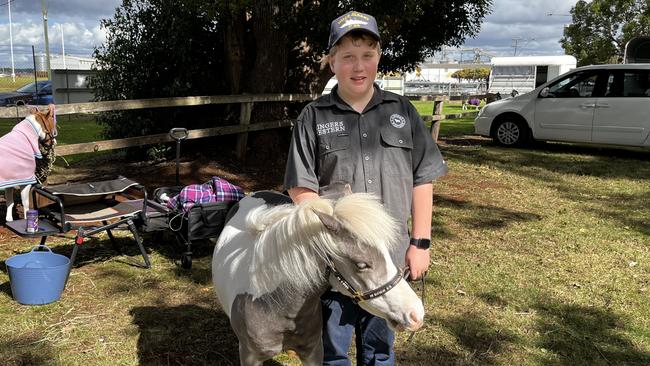 Harry with Ayla at the Kingaroy Show on Saturday, May 3 2025.