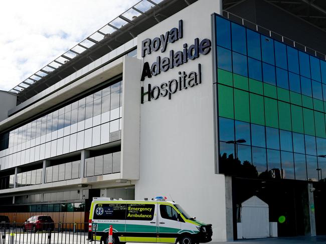 ADELAIDE, AUSTRALIA - NewsWire Photos MAY 12, 2021: General coverage of ambulance services at Royal Adelaide Hospital as South Australia's emergency healthcare system strains under high demand. Picture: NCA NewsWire / Naomi Jellicoe