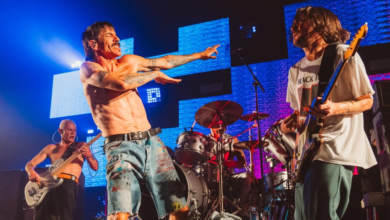 Red Hot Chili Peppers in concert. Picture: Supplied/Pavlov Suslov