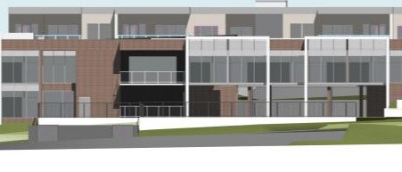 Artist impression of a building part of stage one of the Nazareth House development.