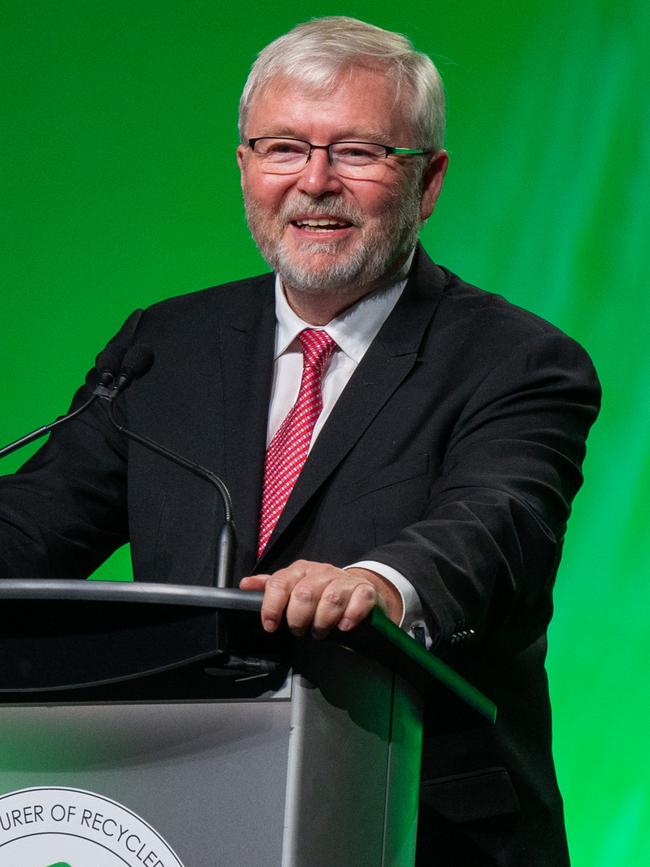 The former PM Kevin Rudd.