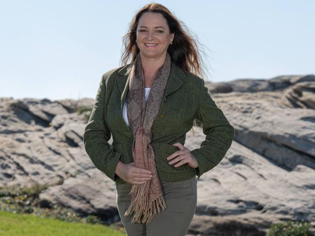 Sustainable Australia candidate Petra Campbell at Mistral Point, Maroubra. Picture: Monique Harmer