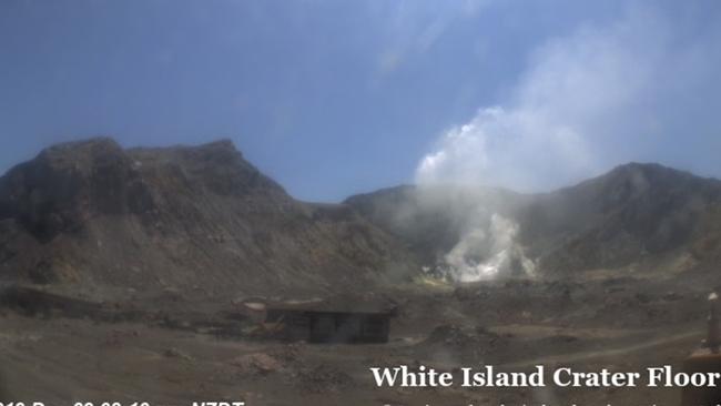 White Island Volcano before the eruption. Picture: Institute of Geological and Nuclear Sciences