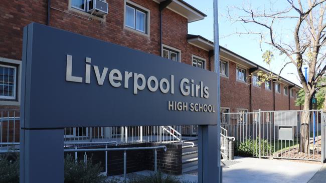 Liverpool Girls High School in southwest Sydney.