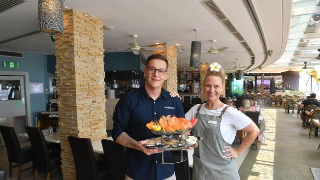 The Watermark Townsville director Bart Furst with staff member Lidia Koppe. Picture: Evan Morgan