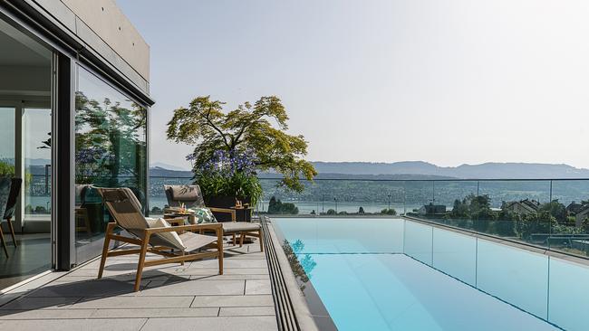 Exclusive Swiss retreat The Kusnacht Practice overlooks Lake Zurich. Picture: Johann Sauty