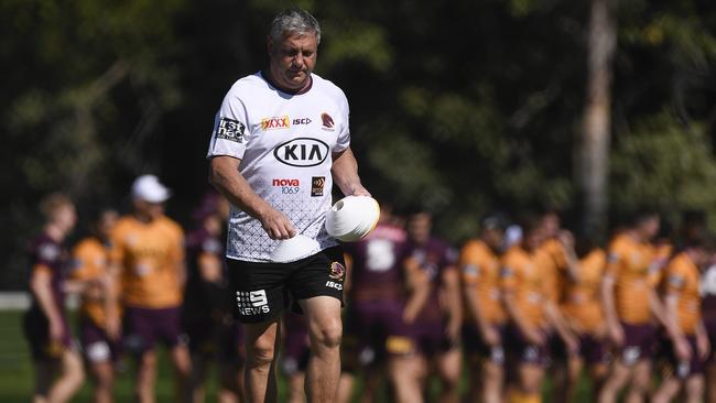 Peter Gentle at Broncos training. Picture: Getty