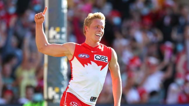 Isaac Heeney is a pure excitement machine for the Swans. Picture: Getty Images