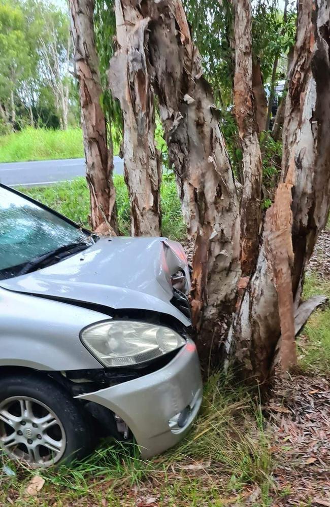 Isabella Smith and two of her children were crashed into by a woman who then fled the scene and police. Photo: Contributed