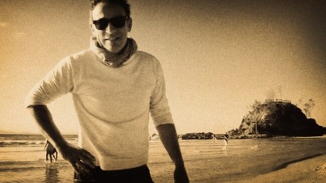 Bruce Springsteen in Byron Bay in a picture posted on his Gold Coast Bike Ride blog in 2014.